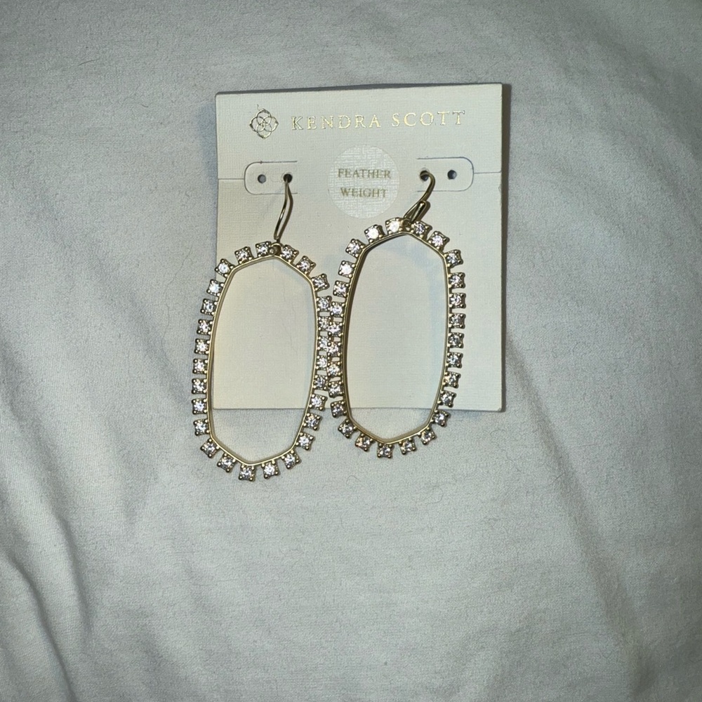 Kendra Scott Danielle open frame earrings - Picture 3 of 3